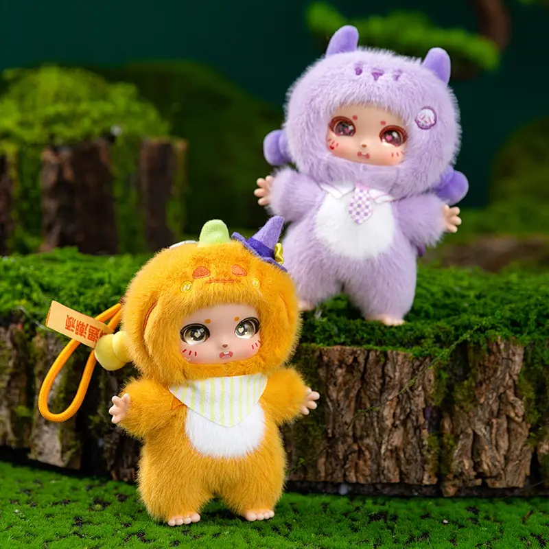 Cartoon V2 Anime Doll Cute Figure Surprise Bag Pendant Keychain Plush Toy Kids Xmas Gifts