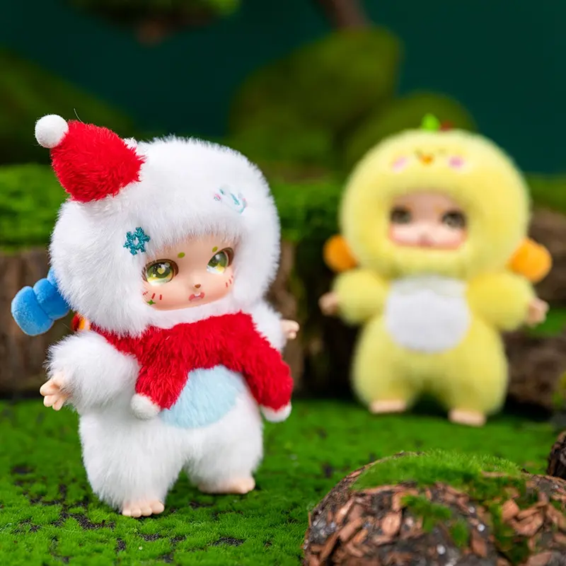 Cartoon V2 Anime Doll Cute Figure Surprise Bag Pendant Keychain Plush Toy Kids Xmas Gifts