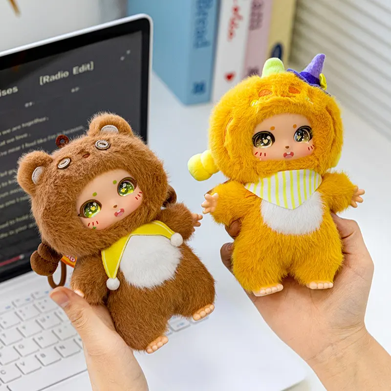 Cartoon V2 Anime Doll Cute Figure Surprise Bag Pendant Keychain Plush Toy Kids Xmas Gifts