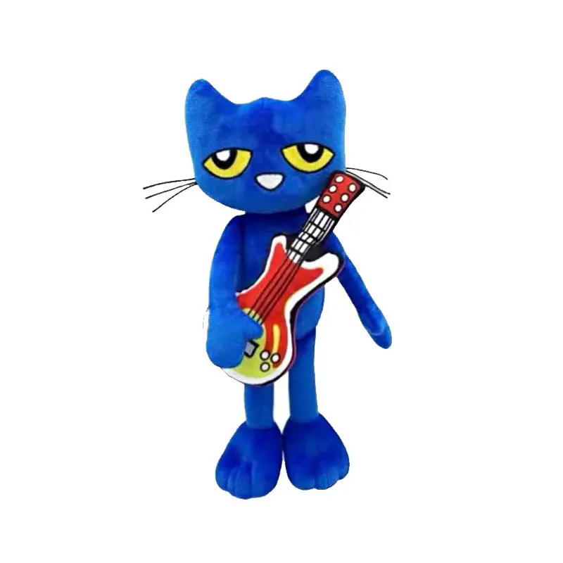 New Good-looking 30cm Pete The Cat Plush Game Animation Children's Birthday Gifts And Holiday Gifts Room Decor  Plushies Toy