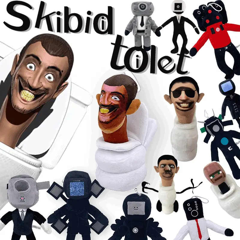 13style Skibidi Toilet Plush Toys Speakerman Plush Camara Camera Man Plush New Skibidi Doll Stuffed Toy Skibidi Stuffed Soft Toy