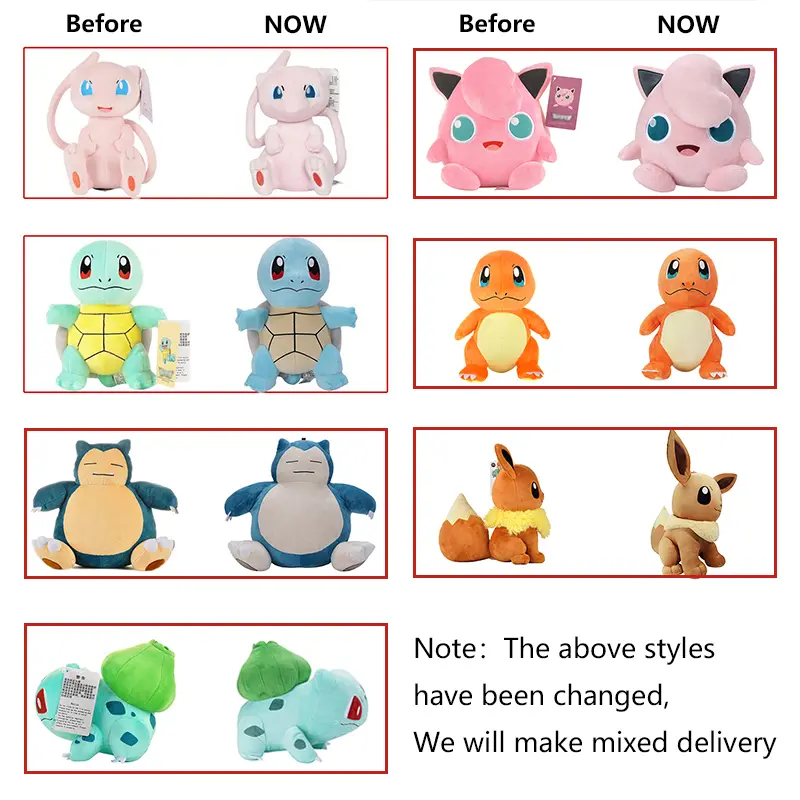 New Original 22cm Mew Plush Toys Doll Pokemon Soft Stuffed Animals Plush Gifts for Kids Children Birthday Gifts