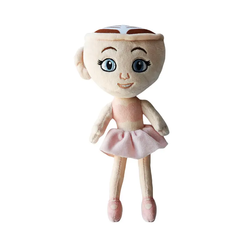 New Italian Brainrot Plush Tungtungtungsahur Ballerina Cappuccino Doll Funny Cartoon Soft Stuffed Animal Toy Kids Gifts