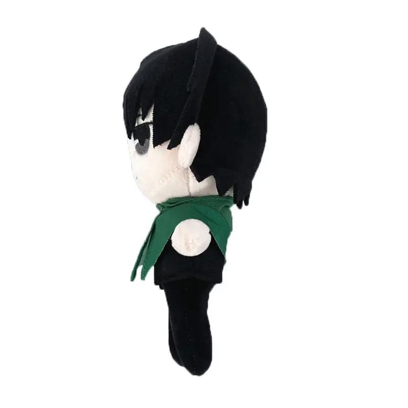 Anime Attack on Titan Plush Toys Doll Kawaii Levi Eren Mikasa Cute Kawaii Collection Green Stuffed Doll Birthday Gifts For Kids