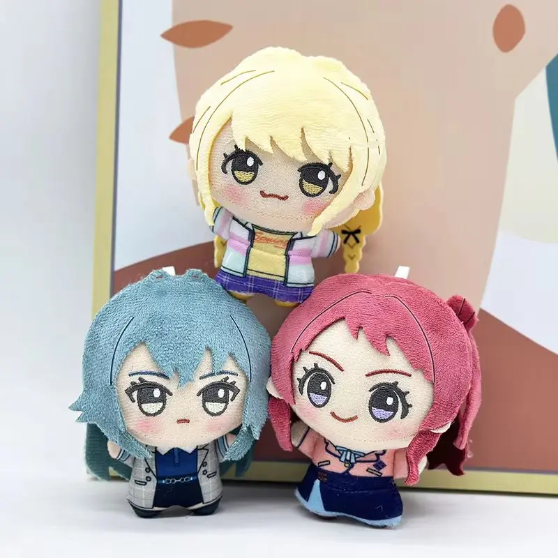 2025 New Style School Idol Master Comic Related Product Plush Toy Doll Soft Cuddly Plushie Collectible Kawaii Keychain Pendant