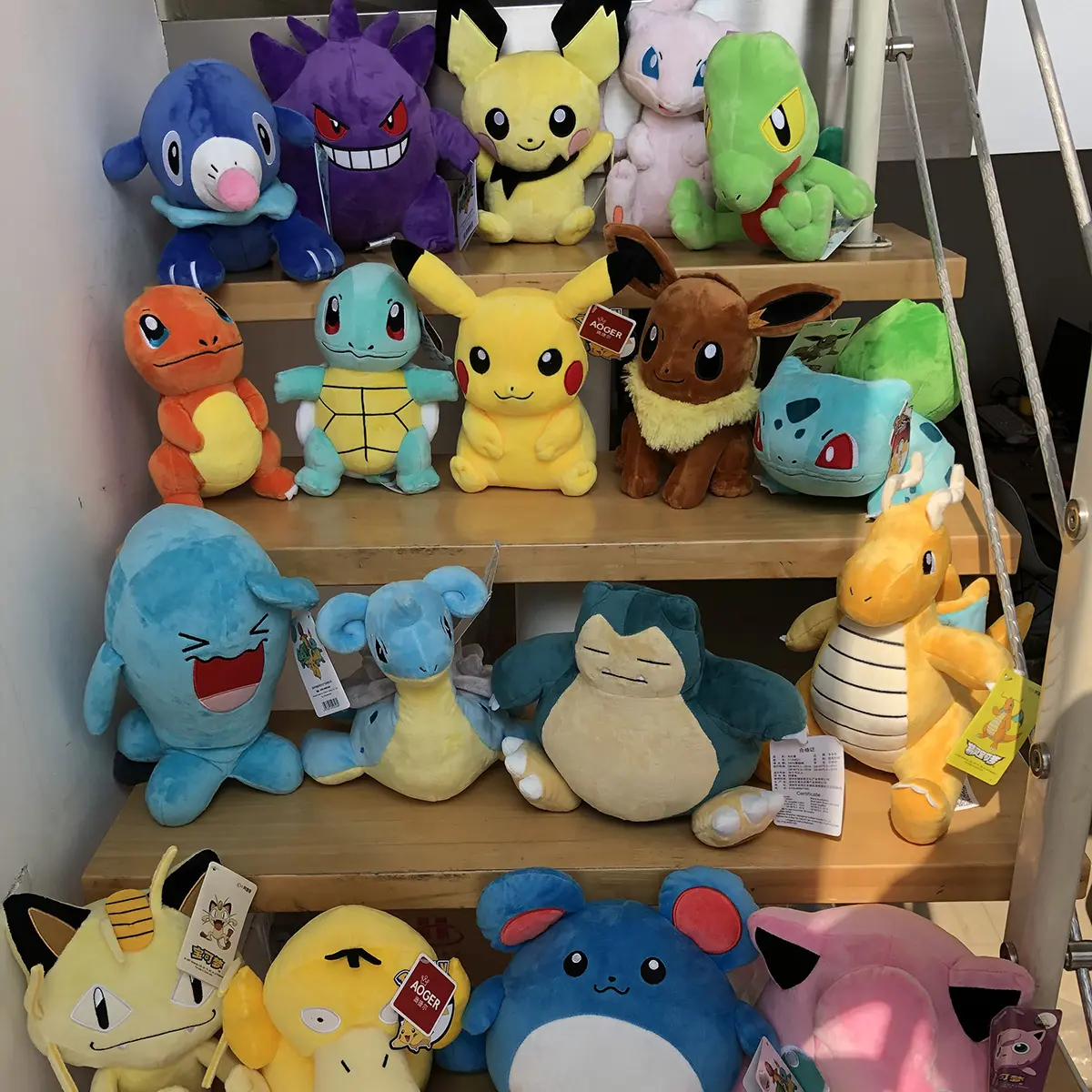 Pokemon Plush Toy High Quality With Tag Anime Cartoon Pikachu Charmander Squirtle Bulbasaur Stuffed Doll Gift For Kids Children