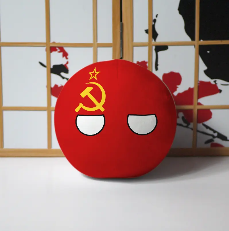 Polandball Plush Doll Albania Romania Bulgaria Mongolian Afghanistan Cambodia Countryball Stuffed Pillow Pendant Cosplay Gift