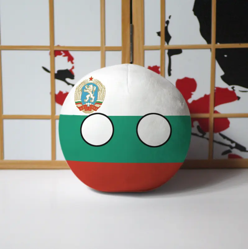 Polandball Plush Doll Albania Romania Bulgaria Mongolian Afghanistan Cambodia Countryball Stuffed Pillow Pendant Cosplay Gift