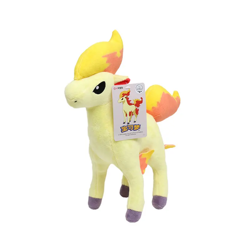 Pokemon Ponyta  Plush Toy for Kids, Cute and Funny Pillow, Anime Cartoon Collection, Birthday Present