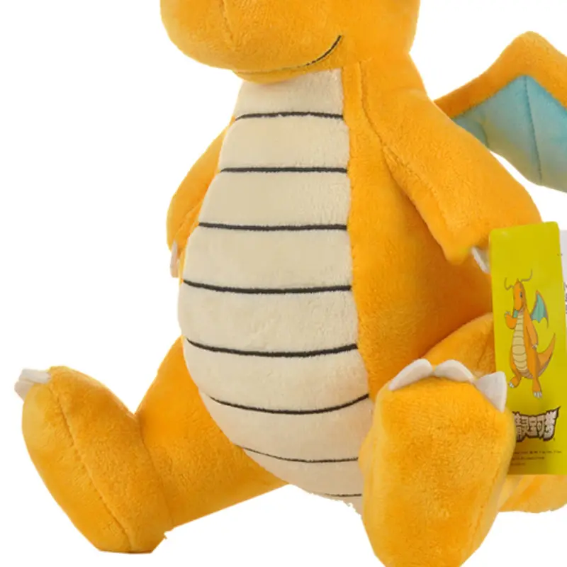 Pokemon Kawaii Dragonite Stuffed Toys Cartoon&Cute Plush Dolls Throw Pillow Birthday Gift for Kids Friends Boys Home Decoration