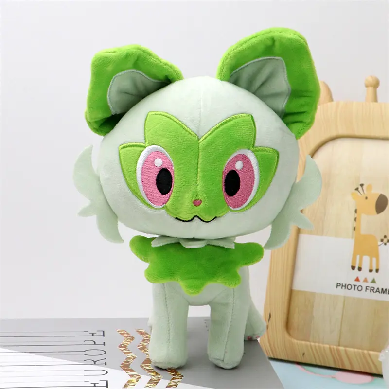 Pokemon Sprigatito Meowscarada Floragato Soft Plush Toys Cute Anime Quaxly Fuecoco Crocalor Stuffed Animale Peluche Dolls Gifts