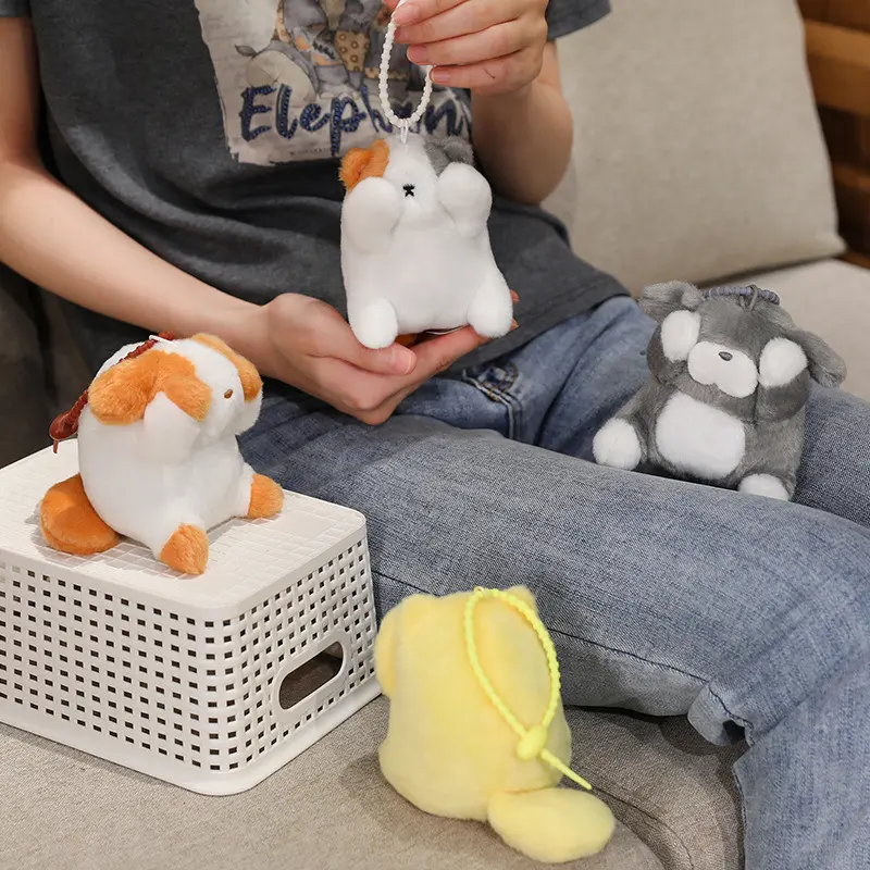 Capybara Plush Toy Cartoon Capibala Plushie Dolls Stuffed Animal Pillow Home Decor bag Pendant keychain Kids Xmas Gifts