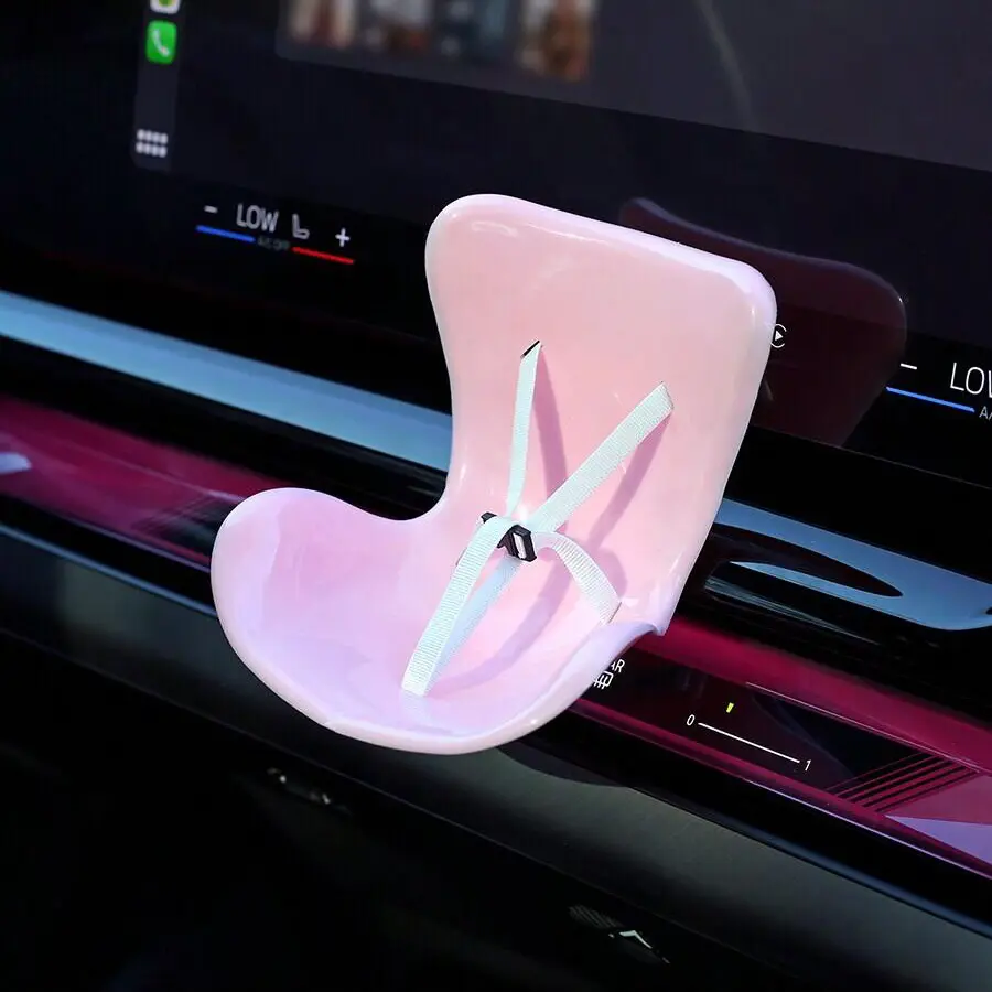 Car Air Vent Clip - Cute Doll Toy Accessory for Air Conditioner Outlet, Aromatherapy Car Decor & Safety Seat Ornament