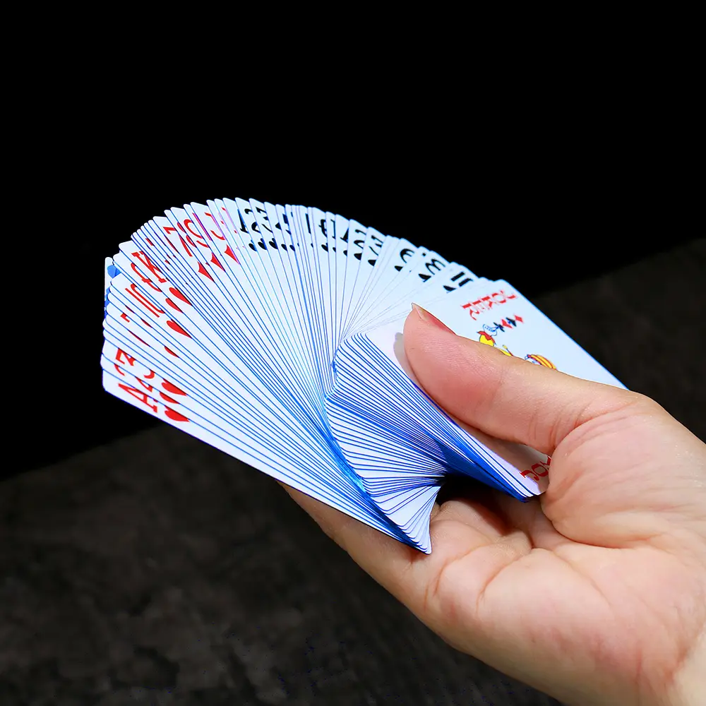 Premium European Poker Cards - Dazzling Color Waterproof Deck, Magic Tricks & Party Game Props, Creative Gift Set