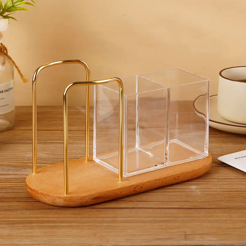 3 in 1 Disposable Cup Storage Holder Acrylic Tableware Organizer Water Cups Dispenser Dining Table Organizer for Restaurants Bar