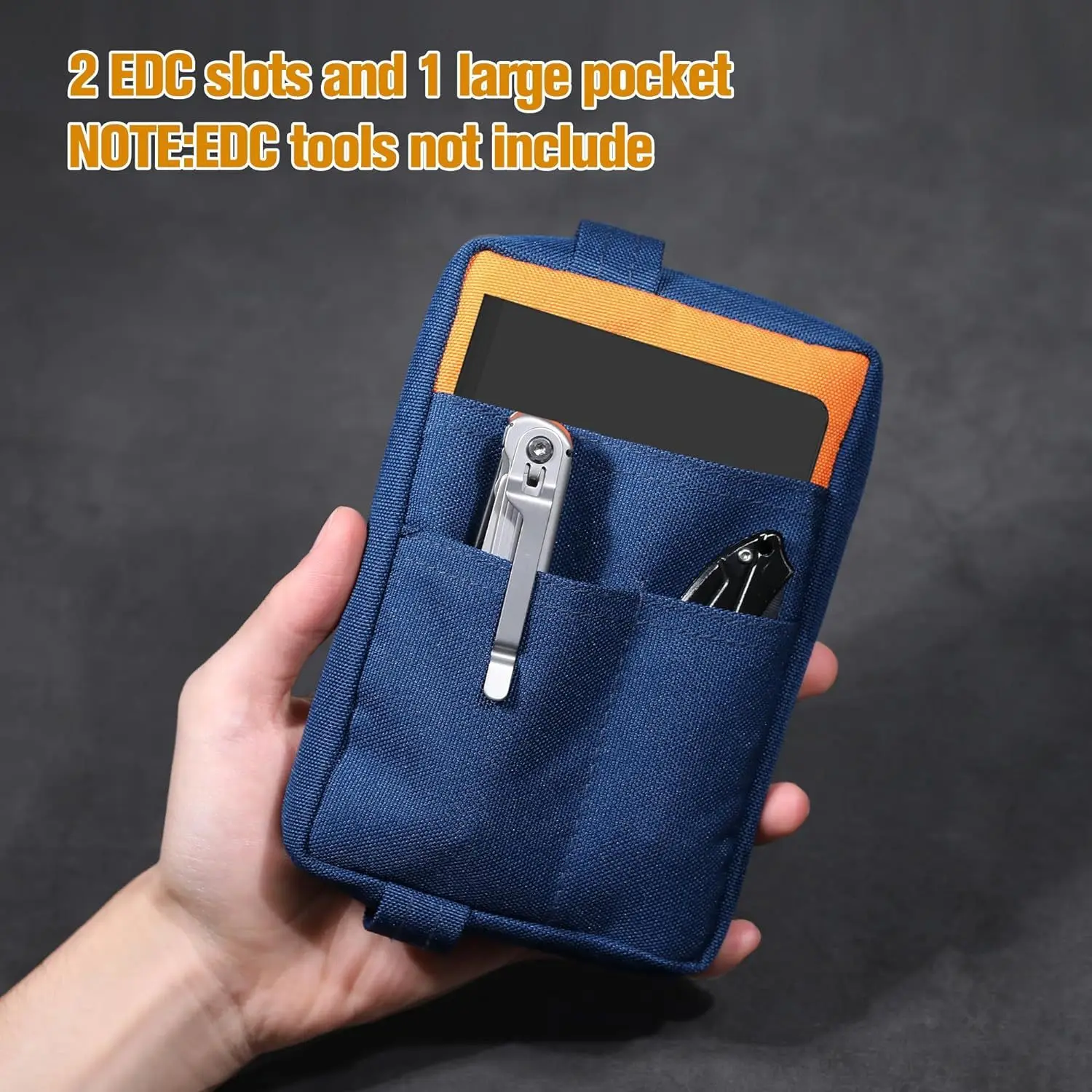 Tactical EDC Pouch Mini Tactical Wallet Coin Purse Multifunctional Bag for Camping Hiking Portable Outdoor EDC Tool Storage Bag