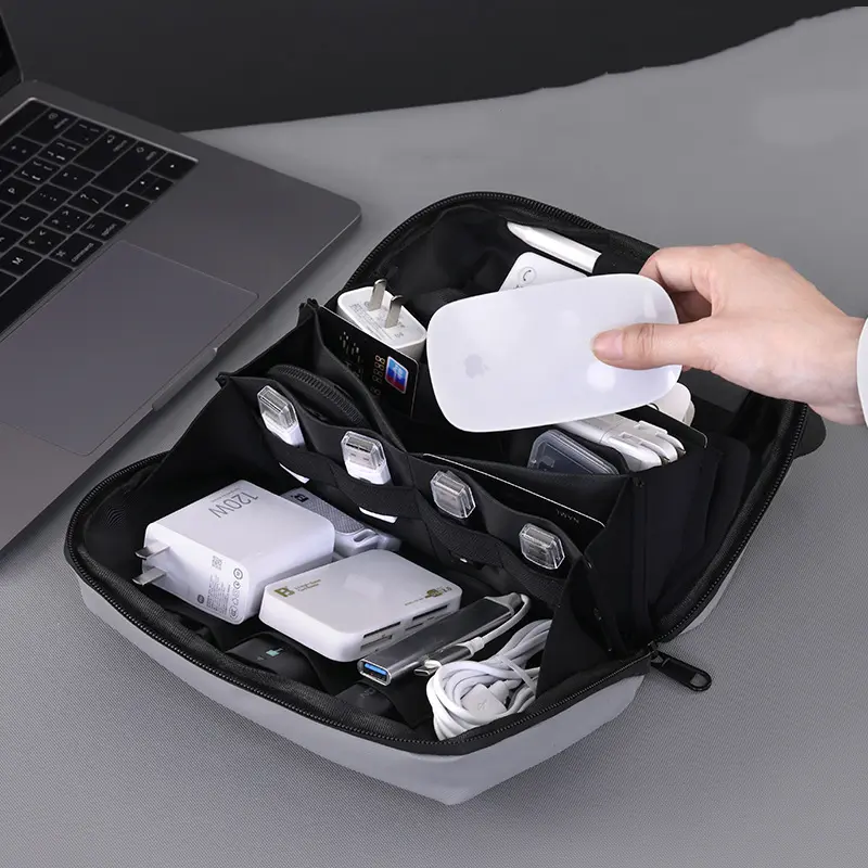 Men's Makeup Bag Waterproof Material Toiletry Bag Large Capacity Cosmetic Organizer, Portable Travel Essential Storage Bag