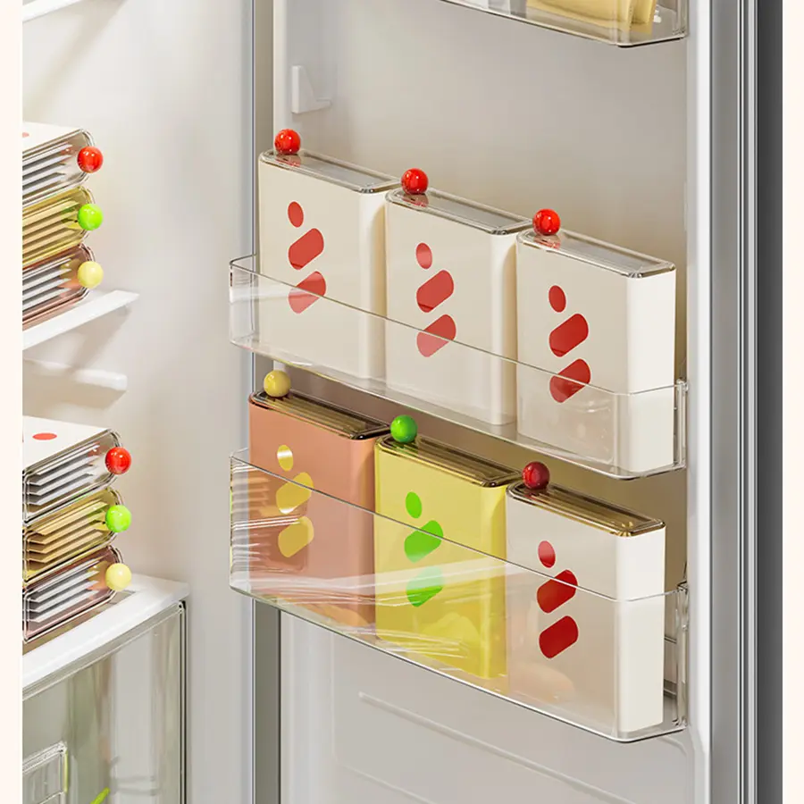 Sheet Mask Storage Box Home Refrigerator Facial Mask Fresh-keeping Box Dust Cosmetics Organizer Box Sealed Moisturizing Box