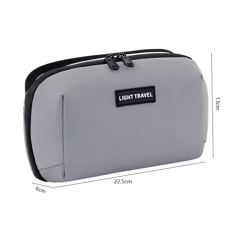 Men's Makeup Bag Waterproof Material Toiletry Bag Large Capacity Cosmetic Organizer, Portable Travel Essential Storage Bag