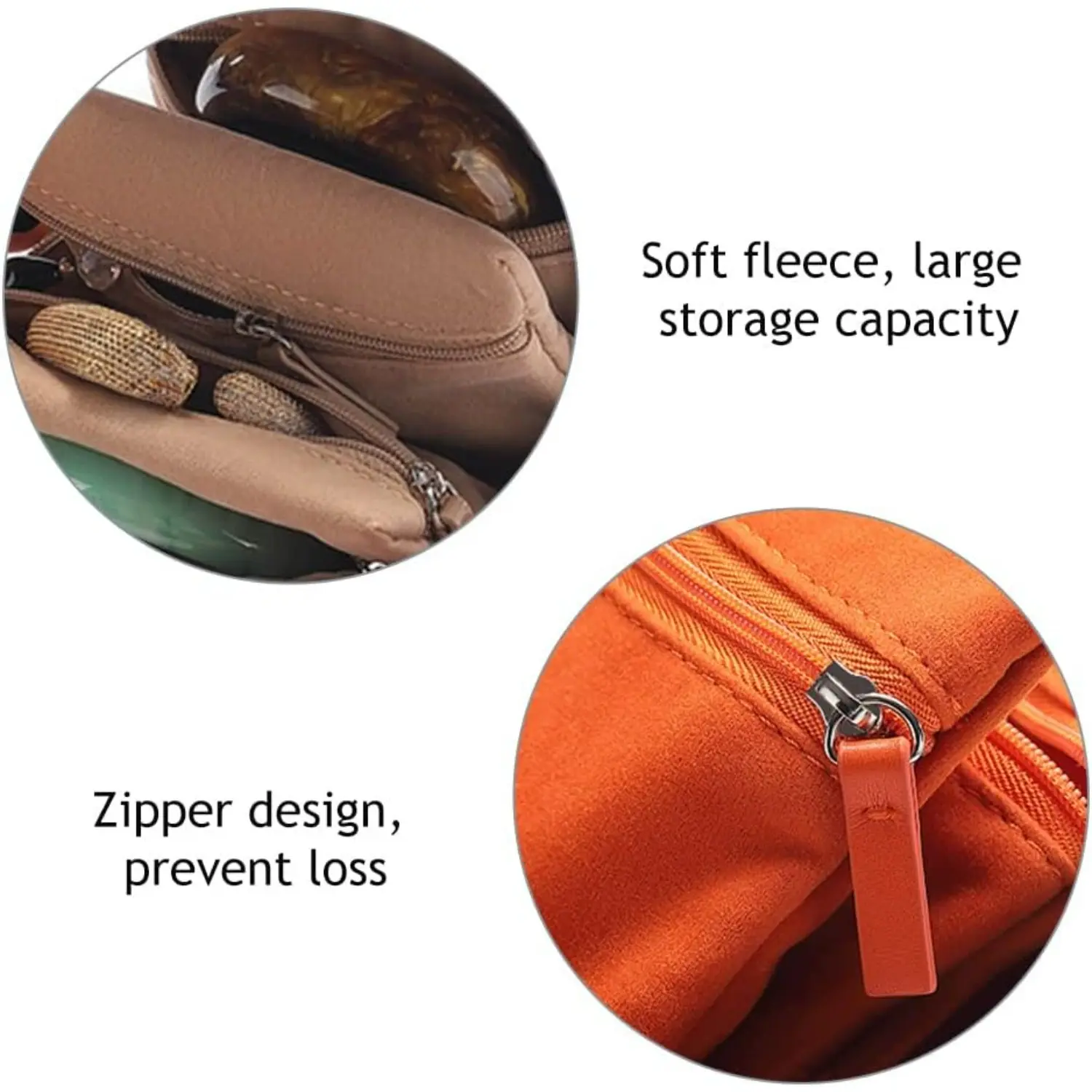 High Quality Velvet Tassel Jewelry Box Portable Soft Storage Box Multifunctional Storage Packaging