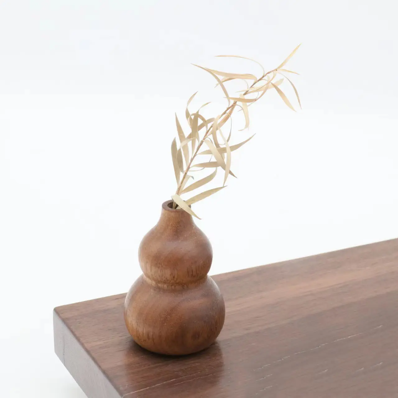 Wooden Gourd Reed Diffuser - Car & Home Aromatherapy Decor with Dried Flowers, Natural Air Freshener Ornament