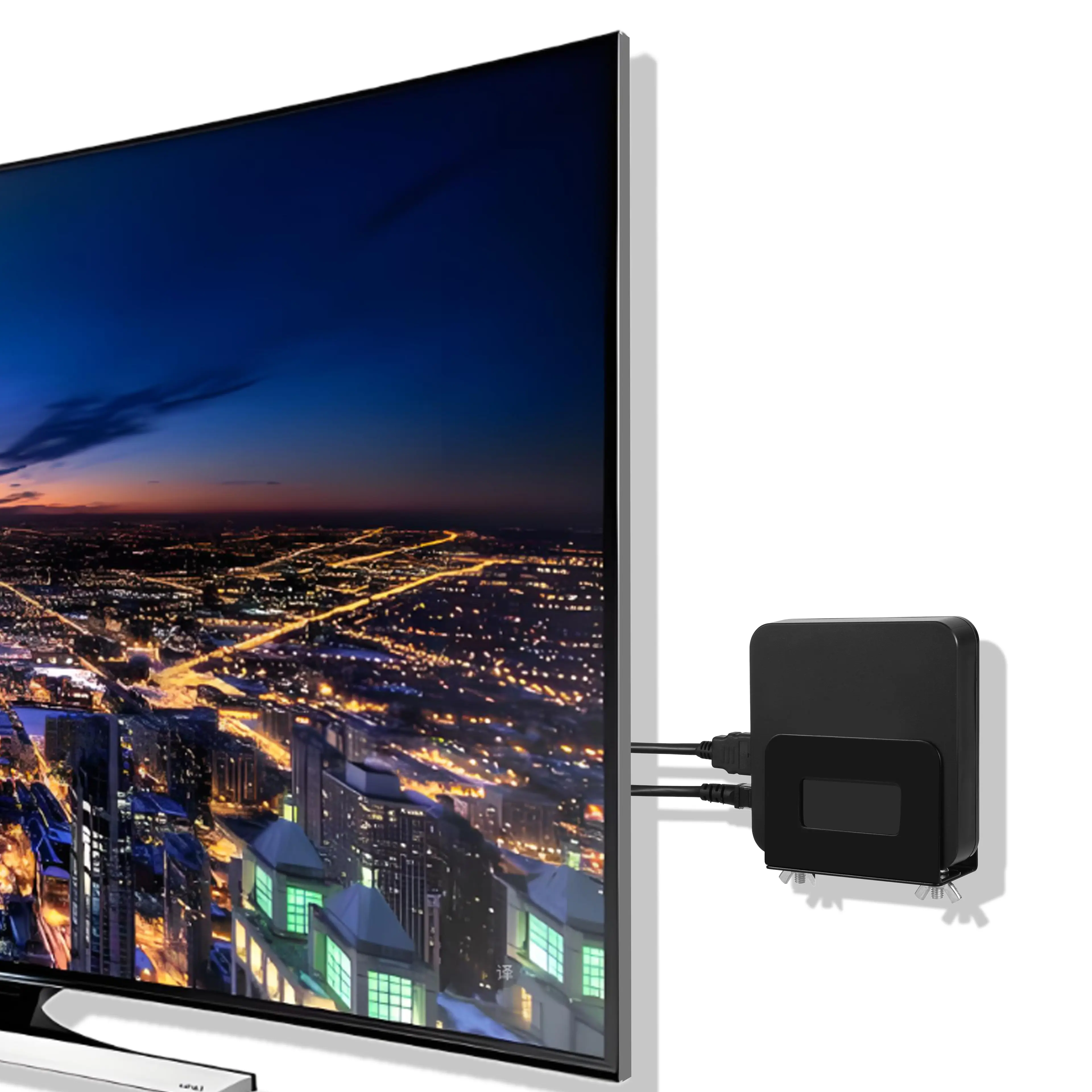 1/2 pcs Adjustable Small Device Wall Mount Holder for Apple TV 3/4/4k,Router,Modem,TV Box and Other Media Players