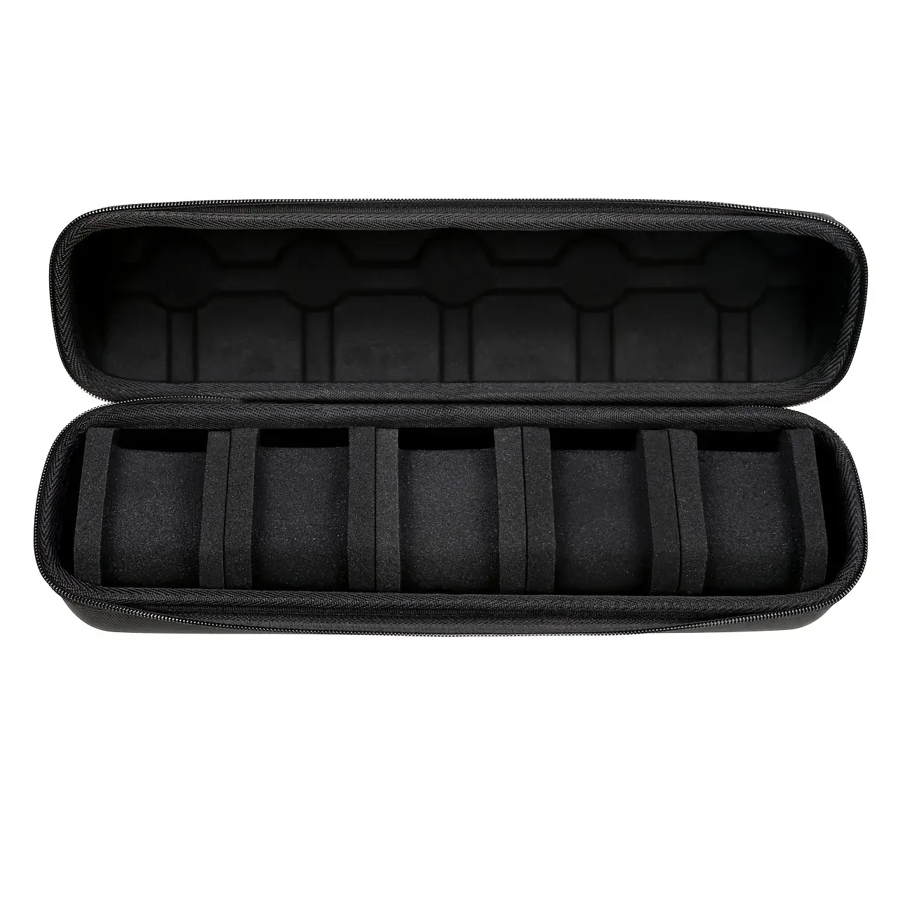 5 Slots Hard Shell Watch Storage Box, Carry Case, Display Organizer, Watch Box Holder Display Cabinet