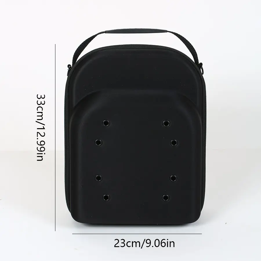 Portable Multifunctional Baseball Caps Storage Bag Black Hard EVA Organizer Hats Holder for Travel Outdoor Use Handbags