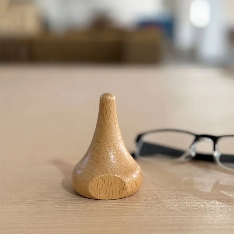 Minimalist Wood Eyeglass Holder - Modern Desktop Display Rack, Office Home Decor, Creative Storage Solution - Perfect Gift