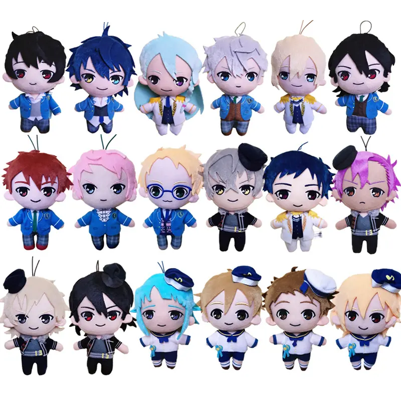 27 Style 10-15cm Ensemble Stars Doll Sakuma Ritsu Sena Izumi Mika Kagehira Stuffed Dolls Kawaii Sakuma Plush Toy Gift for Kid