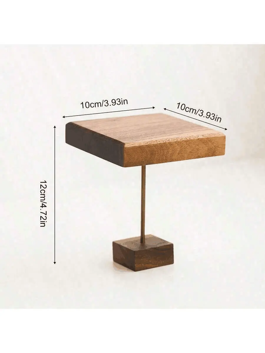 Wooden Walnut Tray Case Bracelet organizer Jewelry Display Stands Cosmetics holders Ring Doll Sheet Pad Stamps Block Customized