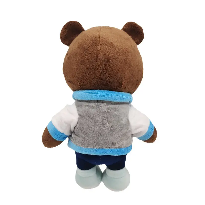 Kawaii Kanye Dropout Bear Teddy Bear Plush Toys Kanye West Graduation Soft Stuffed Home Room Decor Dolls for Kid Birthday Gift