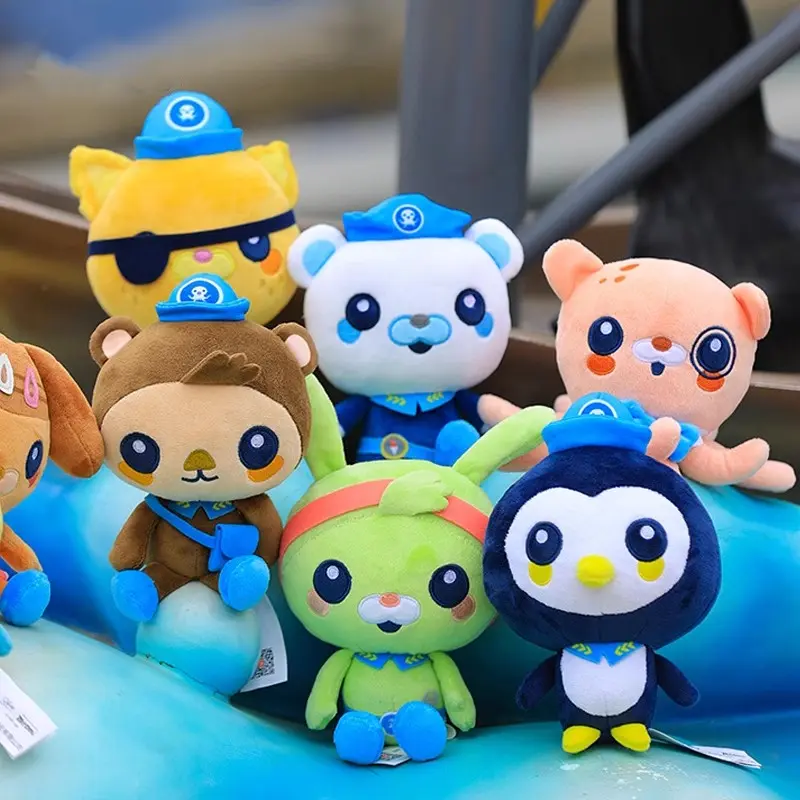 Dashi Tweak Kwazii Plush Toys Soft Stuffed Animal Doll Captain Tunip/VegimalsBarnacles Professor Inkling Peso Shellington