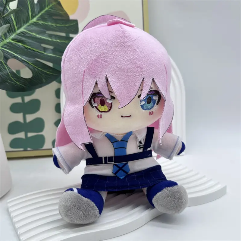 Blue Archive Plush Toy Sunaokami Shiroko Takanashi Hoshino Game Stuffed Doll Cartoon Soft Figurine Gift for Kids Fans Birthday
