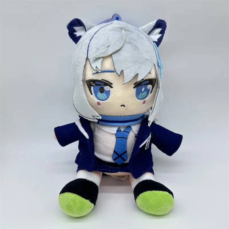 Blue Archive Plush Toy Sunaokami Shiroko Takanashi Hoshino Game Stuffed Doll Cartoon Soft Figurine Gift for Kids Fans Birthday