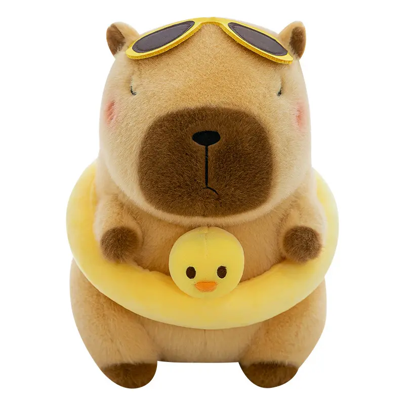 30cm Capybara Plush Simulation Capibara Anime Fluffty Toy Cute Doll Stuffed Animals Soft Doll Plush Christmas Thanksgiving Gift
