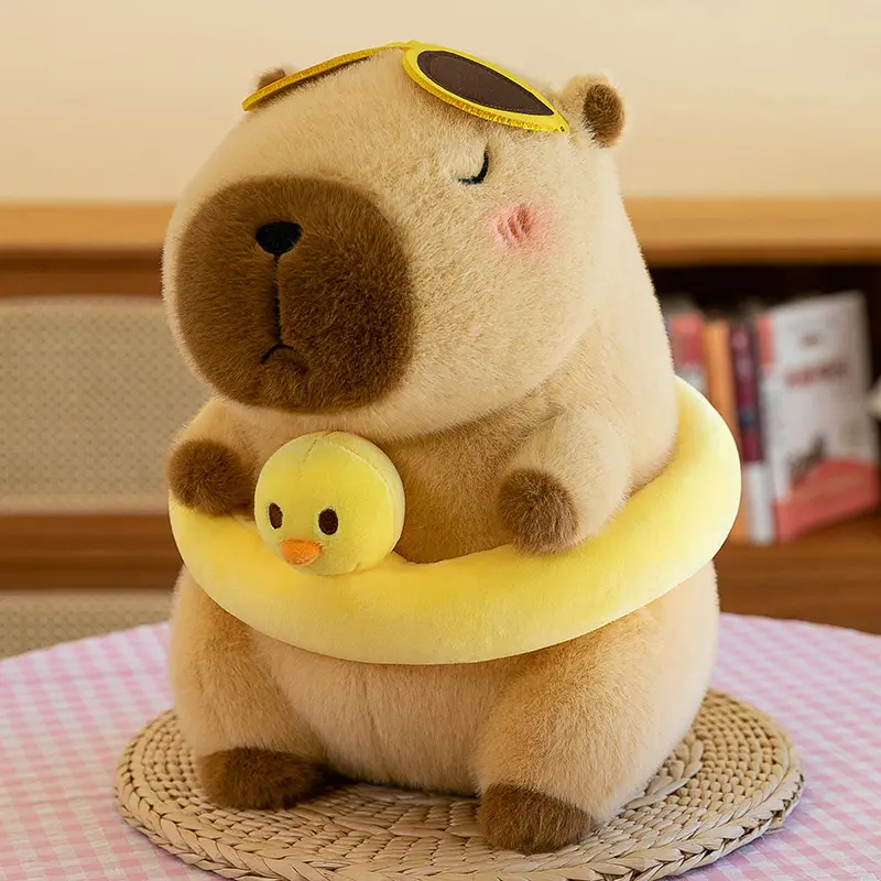 30cm Capybara Plush Simulation Capibara Anime Fluffty Toy Cute Doll Stuffed Animals Soft Doll Plush Christmas Thanksgiving Gift