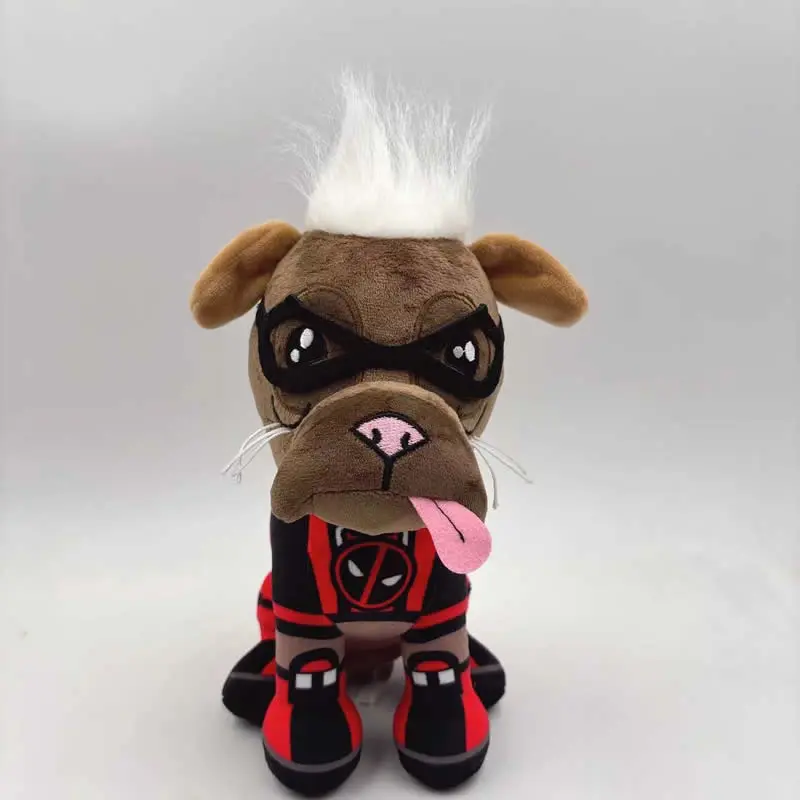New Cartoon 25cm Deadpools Plush Dolls Action Soft Stuffed Throw Pillow 2025 Movie Plush Gifts For Fans Kids Birthday