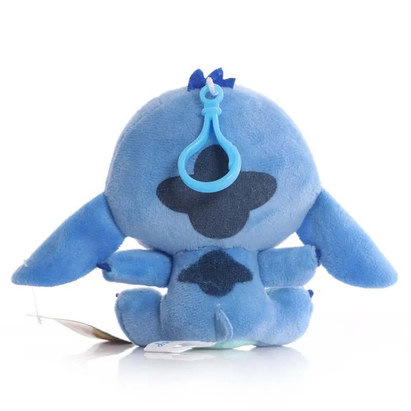 12cm Disney Lilo Stitch Couple Style Kawaii Stitch Plush Toy Keychain Pendant Doll Anime Stuffed Plush Girl Toys Kids Xmas Gift