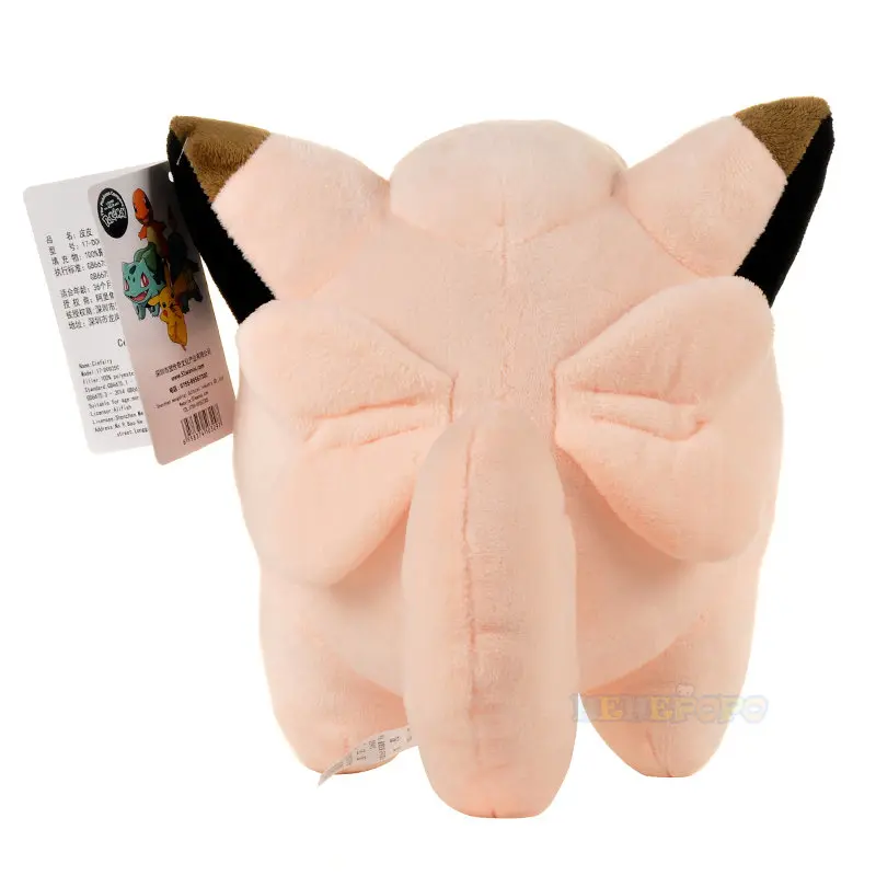 Original 21cm Cute Pokemon Clefairy Plush Toys Dolls Anime Pokemon Clefairy Toys Doll Soft Stuffed Anime Plush Toys Gifts