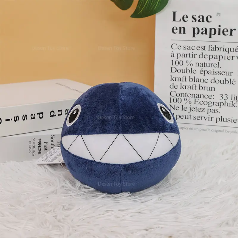 New Mario Stuffed Toys Chain Chomp Plush Toys Anime Doll Plushie for Christmas Birthday Gift 14CM