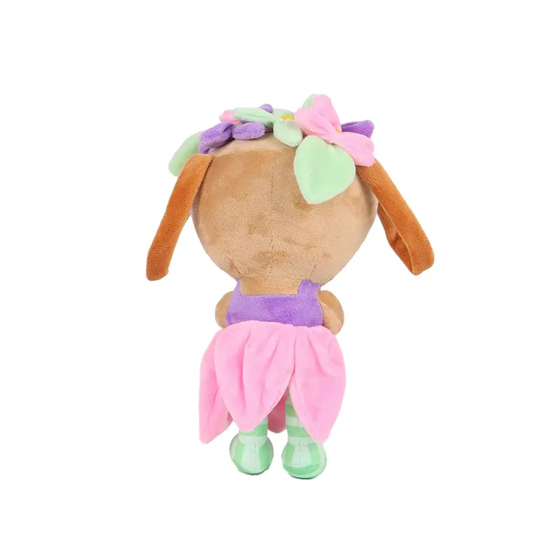 Dandy’s World Plush Belle Basket Bassie Plush Toy Movie Stuffed Animals Cute Anime Pebble Dog Doll Toys  for Kids Birthday Gift