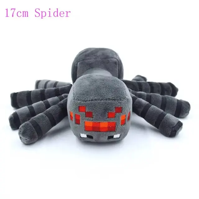 18cm Game MC Brown Bat Plush Toys MC Bat Baby Pig Ocelot Enderman Wolf Plush Toy Soft Stuffed Animals Toys Doll Gifts for Childr