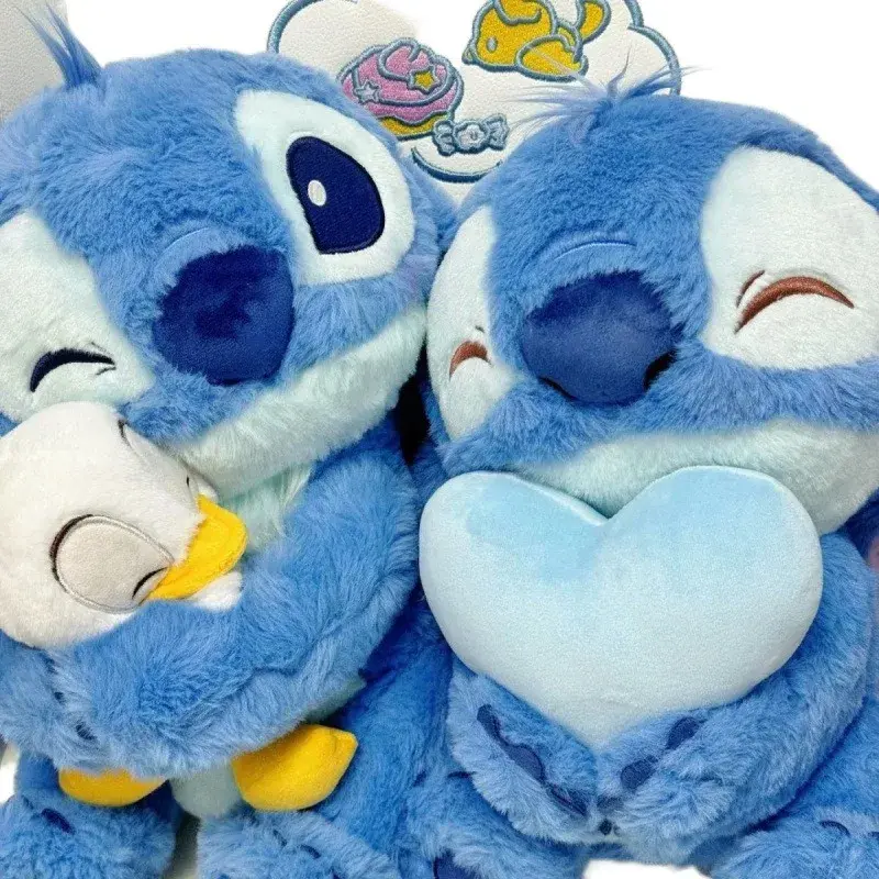 Disney Hearts Stitch Cartoon Cute Stitch Stuffed Plush Toy Anime Peripheral Plush Doll Giving Girlfriend Christmas Gift