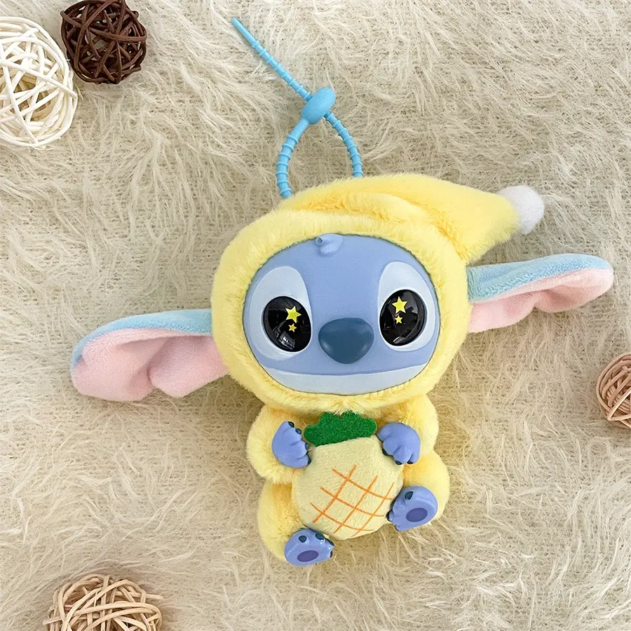 Cute pajamas, Stitch long-eared, enamel plush doll pendant, birthday souvenir doll, ornament doll