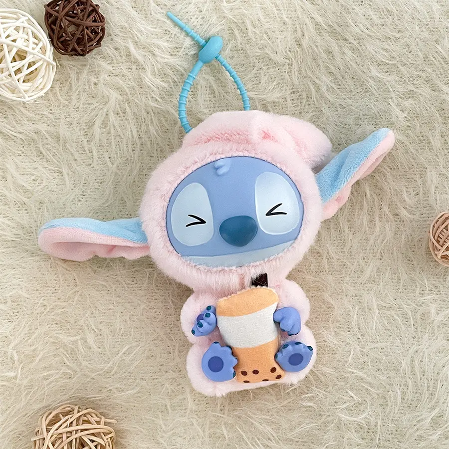 Cute pajamas, Stitch long-eared, enamel plush doll pendant, birthday souvenir doll, ornament doll