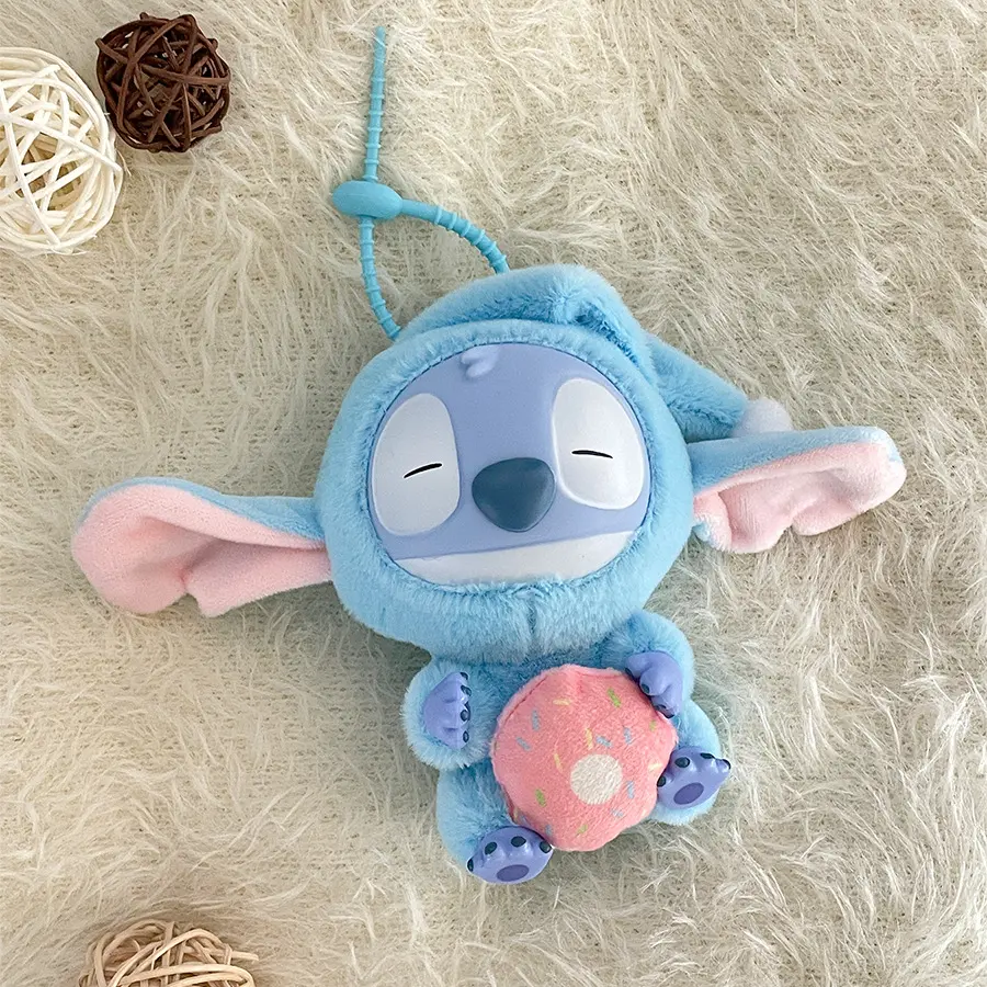 Cute pajamas, Stitch long-eared, enamel plush doll pendant, birthday souvenir doll, ornament doll