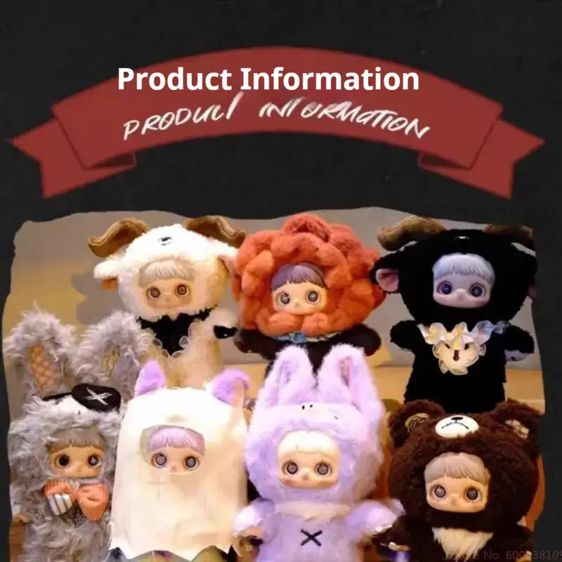 New Hot 100%Genuine Authentic Maymei Dark Forest Series Plush Blind Box Trendy Play Peripherals Desktop Ornament Gifts For Women