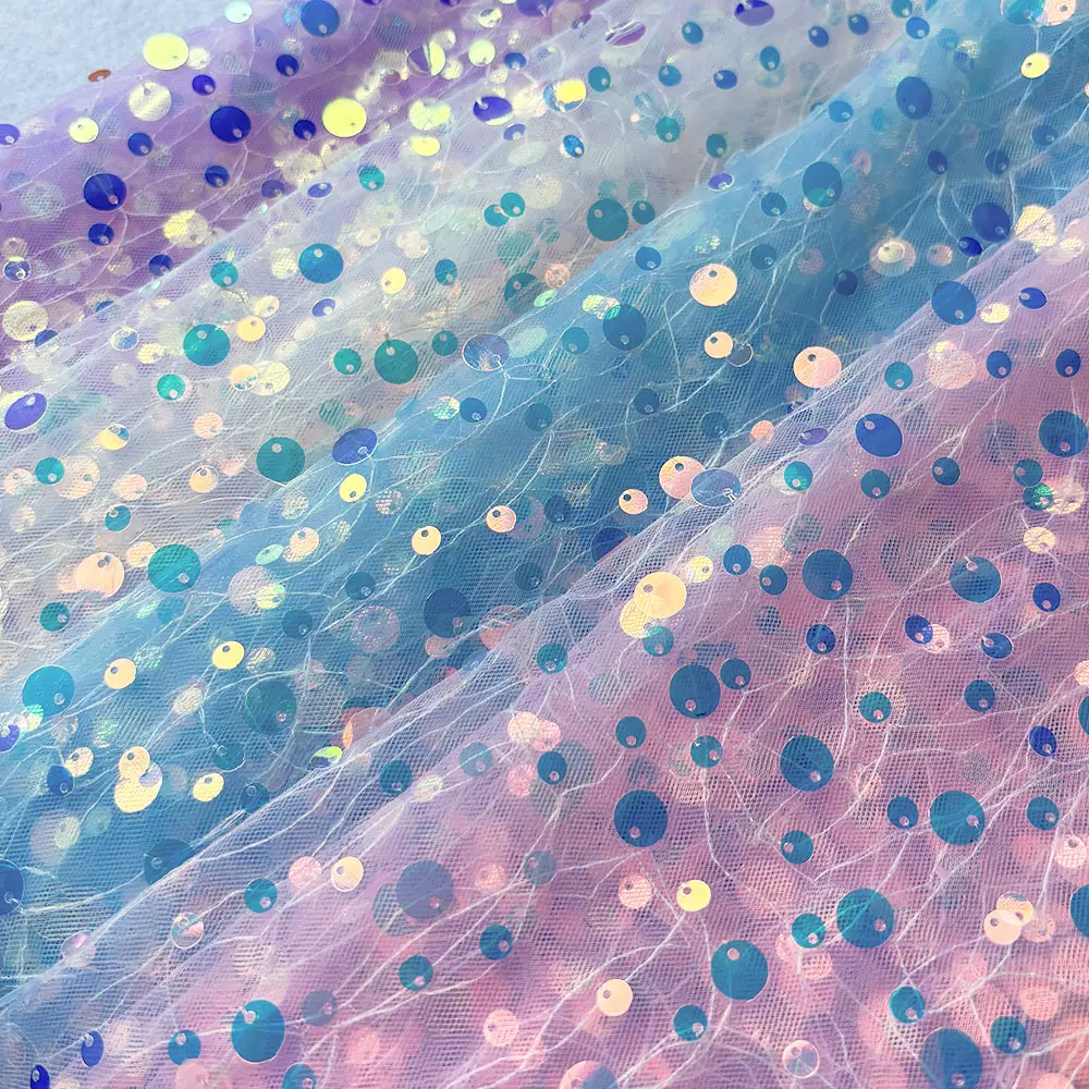 Sparkle Holographic Sequin Fabric 59in x 17.7in DIY Dance Costume Stage Decor Bridal Accessories (Hot Sale 2025)