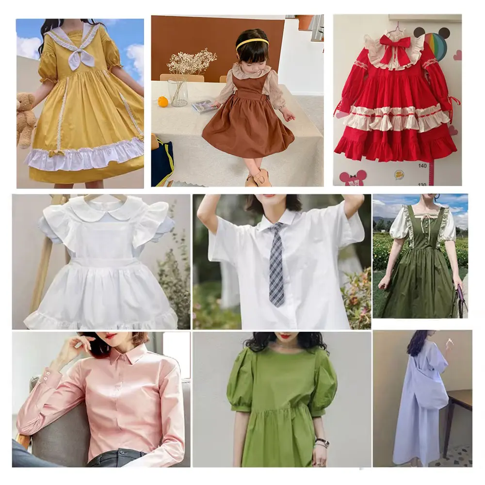 140X50cm Solid Color Poplin Cotton Fabric Sewing For Women Dress DIY Children Apparel Make Bedding Sheet Quilting Cloth Material